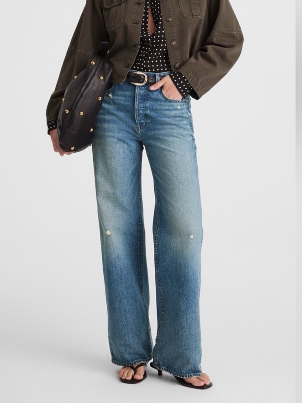 Madewell Light Blue Wide-Leg Jeans
